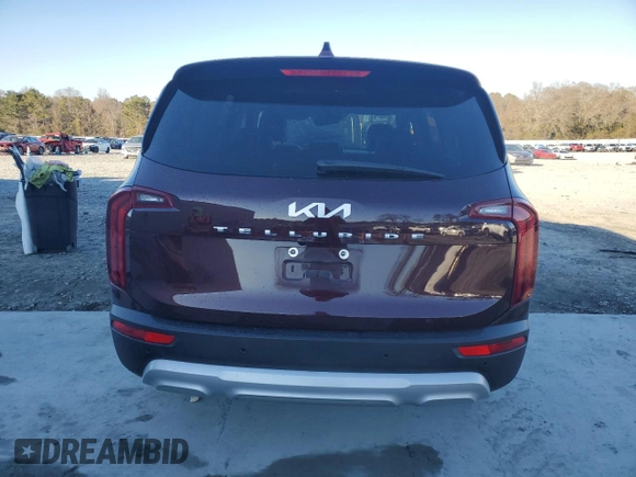 2022 Kia Telluride LX z VIN 5XYP24HC2NG263901, wystawiony jako Copart lot #41404435 z przebiegiem 74 086 mil mil oraz Szkoda całkowita • Salvage title. Historia ofert i sprzedaży dostępna na DreamBid. Obrazek 6.