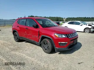 2018 Jeep Compass Sport with VIN 3C4NJCAB8JT420484, listed as a Copart auction lot 59335635 with 64,352 mi miles and Salvage title. Bid and sale history available at DreamBid. Image 13.