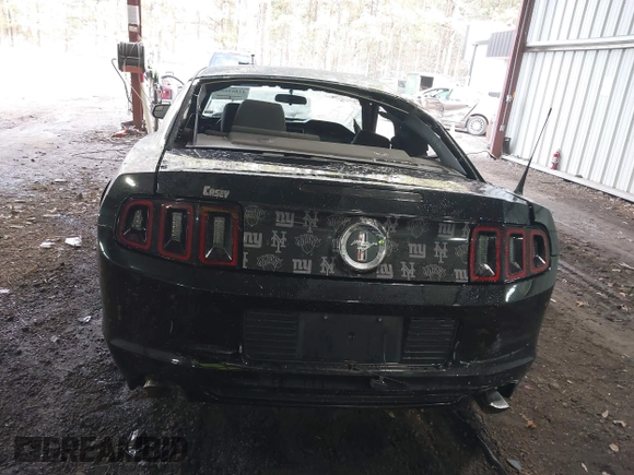 2014 Ford Mustang V6 with VIN 1ZVBP8AM5E5284026, listed as a IAAI auction lot 41861609 with 123,352 mi miles. Bid and sale history available at carsss.com. Image 16.
