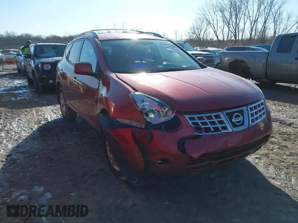 2010 Nissan Rogue S with VIN JN8AS5MT1AW010815, listed as a IAAI auction lot 41724480 with 188,343 mi miles and . Bid and sale history available at carsss.com. Image 1.