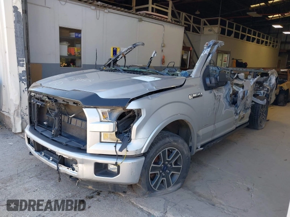 2016 Ford F-150 XLT with VIN 1FTEX1EP3GFC34413, listed as a IAAI auction lot 39110778 with 1 mi miles. Bid and sale history available at carsss.com. Image 2.