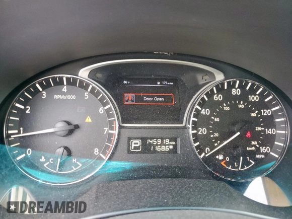 2015 Nissan Altima 2.5 with VIN 1N4AL3AP7FC454039, listed as a Copart auction lot 58498365 with 145,919 mi miles and Salvage title. Bid and sale history available at DreamBid. Image 9.