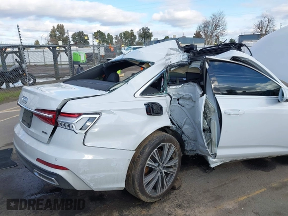 2019 Audi A6 Premium Plus with VIN WAUL2BF2XKN096508, listed as a IAAI auction lot 41186761 with 1 mi miles. Bid and sale history available at carsss.com. Image 6.