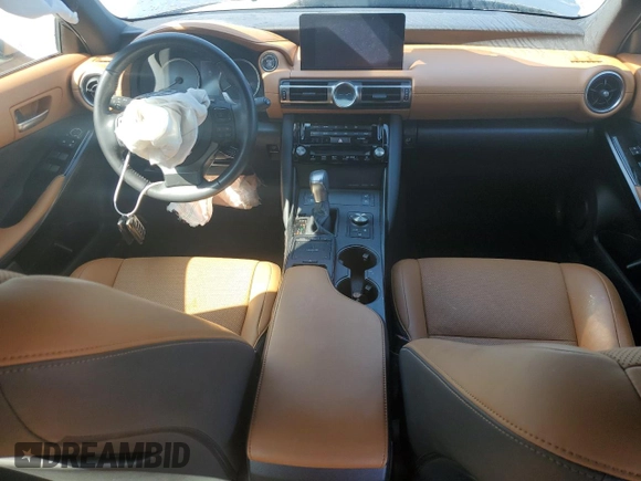 2022 Lexus IS with VIN JTHCA1D24N5122168, listed as a Copart auction lot 54872845 with 26,083 mi miles and Salvage Title. Bid and sale history available at carsss.com. Image 8.