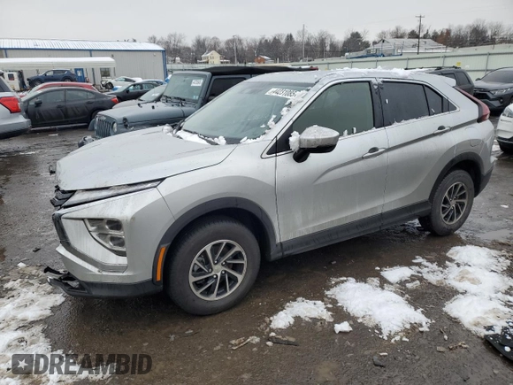 2024 Mitsubishi Eclipse Cross ES z VIN JA4ATUAA9RZ061120, wystawiony jako Copart lot #44231085 z przebiegiem 11 419 mil mil oraz Szkoda całkowita • Salvage title. Historia ofert i sprzedaży dostępna na DreamBid. Obrazek 1.
