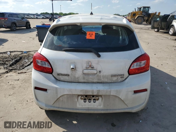2017 Mitsubishi Mirage SE z VIN ML32A4HJ4HH005082, wystawiony jako Copart lot #56190445 z przebiegiem 114 177 mil mil oraz Szkoda całkowita • Salvage title. Historia ofert i sprzedaży dostępna na DreamBid. Obrazek 6.