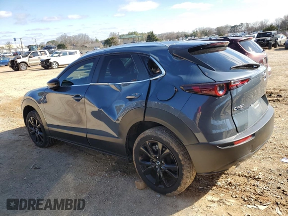 2022 Mazda CX-30 S Carbon Edition with VIN 3MVDMBCL0NM455876, listed as a Copart auction lot 48141545 with 11,873 mi miles and Salvage title. Bid and sale history available at DreamBid. Image 2.
