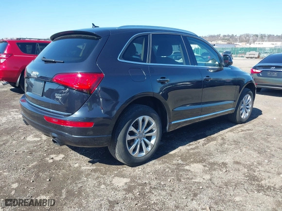2016 Audi Q5 Premium with VIN WA1C2AFP6GA093705, listed as a IAAI auction lot 41811138 with 96,490 mi miles. Bid and sale history available at carsss.com. Image 4.