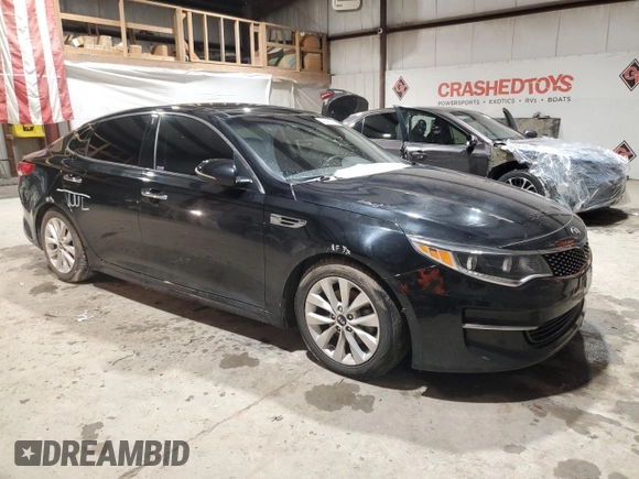2016 Kia Optima EX with VIN 5XXGU4L39GG095456, listed as a Copart auction lot 46351965 with 100,589 mi miles and Salvage Title. Bid and sale history available at carsss.com. Image 4.