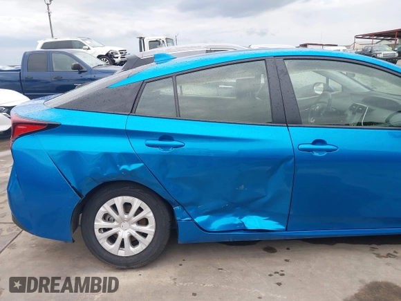 2022 Toyota Prius L Eco z VIN JTDKAMFU1N3181851, wystawiony jako IAAI lot #42378503 z przebiegiem 36 413 mil mil oraz . Historia ofert i sprzedaży dostępna na DreamBid. Obrazek 6.