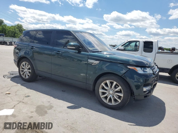2016 Land Rover Range Rover Sport HSE with VIN SALWR2PFXGA664616, listed as a Copart auction lot 58308375 with 110,139 mi miles and Salvage title. Bid and sale history available at DreamBid. Image 4.