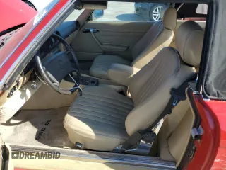 1989 Mercedes-Benz 560 SL with VIN WDBBA48D7KA103478, listed as a Copart auction lot 46119905 with 149,105 mi miles and Salvage Title. Bid and sale history available at DreamBid. Image 7.
