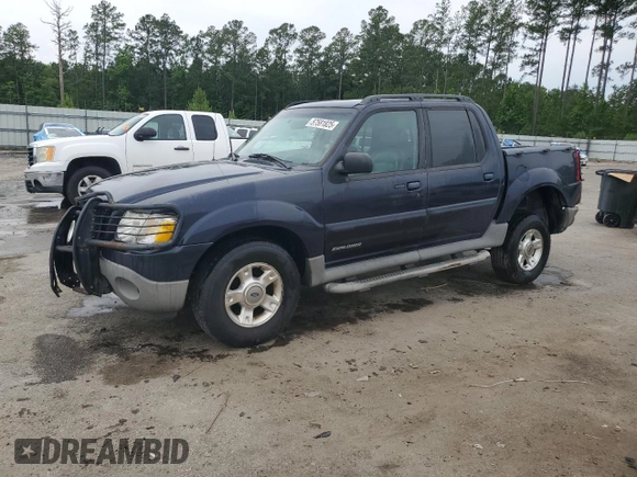 2001 Ford Explorer Sport Trac with VIN 1FMZU67E11UB01604, listed as a Copart auction lot 57581825 with 211,905 mi miles and Salvage title. Bid and sale history available at DreamBid. Image 1.