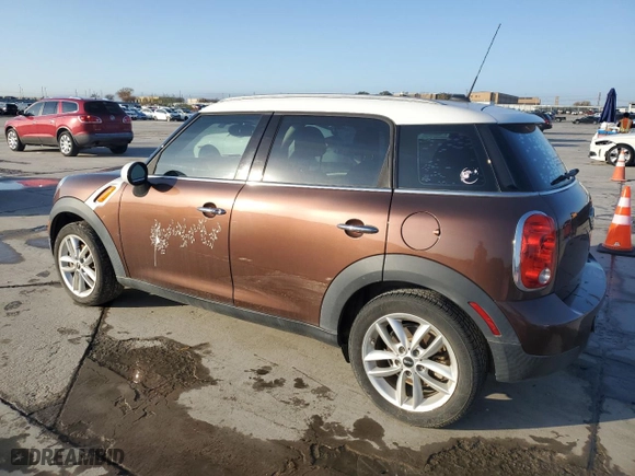 2013 MINI Cooper Countryman with VIN WMWZB3C50DWM31061, listed as a Copart auction lot 85336604 with 0 mi miles and Clean Title. Bid and sale history available at carsss.com. Image 2.