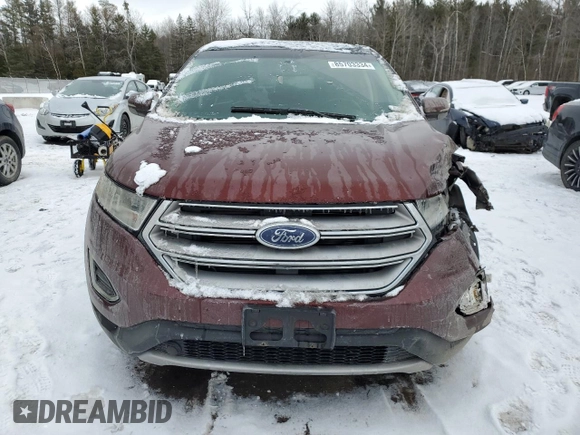 2016 Ford Edge SEL with VIN 2FMPK3J98GBB63118, listed as a Copart auction lot 85703334 with 0 mi miles and Salvage Title. Bid and sale history available at carsss.com. Image 5.