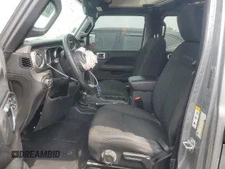 2018 Jeep Wrangler Unlimited Sahara with VIN 1C4HJXEG6JW239095, listed as a Copart auction lot 58222225 with 59,969 mi miles and Salvage title. Bid and sale history available at DreamBid. Image 7.