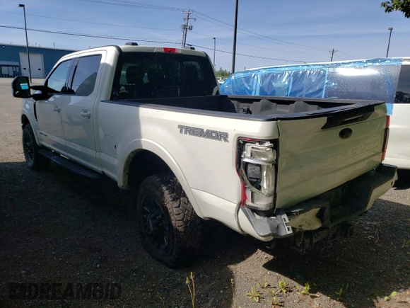 2020 Ford F-350 XL with VIN 1FT8W3BT7LEE78594, listed as a Copart auction lot 60691945 with 80,645 mi miles and Salvage title. Bid and sale history available at DreamBid. Image 2.