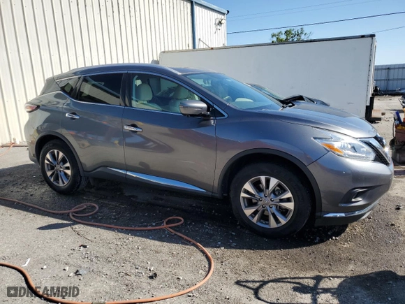 2016 Nissan Murano S with VIN 5N1AZ2MG5GN101170, listed as a Copart auction lot 49391835 with 58,054 mi miles and Salvage Title. Bid and sale history available at carsss.com. Image 4.