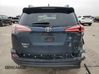2017 Toyota RAV4 LE with VIN 2T3BFREV3HW579265, listed as a Copart auction lot 43581975 with 100,205 mi miles and Salvage Title. Bid and sale history available at carsss.com. Image 6.