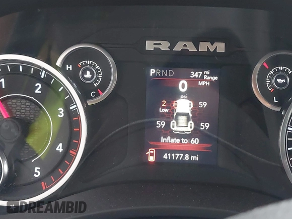 2024 Ram 2500 Big Horn with VIN 3C6UR5DL5RG154048, listed as a IAAI auction lot 42500524 with 41,177 mi miles and . Bid and sale history available at DreamBid. Image 15.