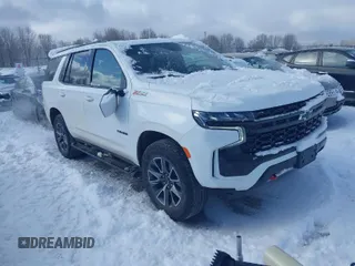 2024 Chevrolet Tahoe Z71 with VIN 1GNSKPKD5RR381968, listed as a IAAI auction lot 41699669 with 6,497 mi miles and . Bid and sale history available at DreamBid. Image 1.