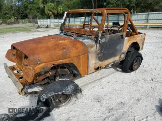 1985 Jeep CJ with VIN 1JCCM87E5FT029727, listed as a Copart auction lot 71958704 with Not Provided miles and Non Repairable. Bid and sale history available at carsss.com. Image 1.