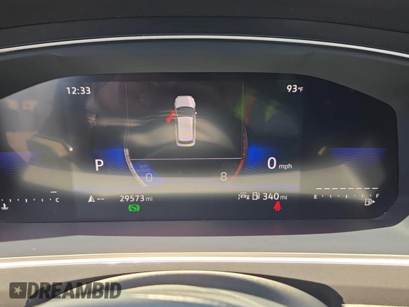 2024 Volkswagen Tiguan SE with VIN 3VV3B7AX8RM076346, listed as a IAAI auction lot 42734323 with 29,573 mi miles and . Bid and sale history available at DreamBid. Image 47.