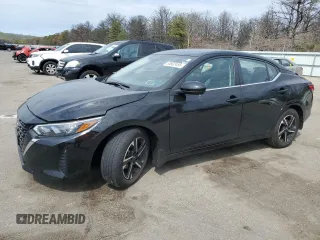 2024 Nissan Sentra SV z VIN 3N1AB8CV9RY227469, wystawiony jako Copart lot #53802455 z przebiegiem 10 275 mil mil oraz Szkoda całkowita • Salvage title. Historia ofert i sprzedaży dostępna na DreamBid. Obrazek 1.