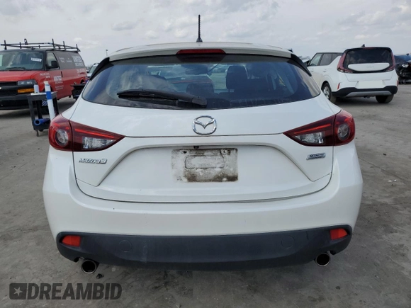 2016 Mazda 3 i Touring with VIN JM1BM1L75G1282071, listed as a Copart auction lot 48818925 with 55,928 mi miles and Salvage Title. Bid and sale history available at DreamBid. Image 6.