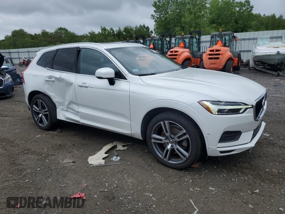 2018 Volvo XC60 Momentum with VIN YV4A22RKXJ1028976, listed as a Copart auction lot 57766545 with 55,930 mi miles and Salvage title. Bid and sale history available at DreamBid. Image 4.