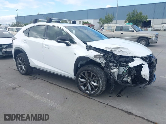 2020 Lexus NX 300 F Sport with VIN JTJSARBZ0L5014474, listed as a IAAI auction lot 42261367 with 73,693 mi miles and . Bid and sale history available at DreamBid. Image 1.