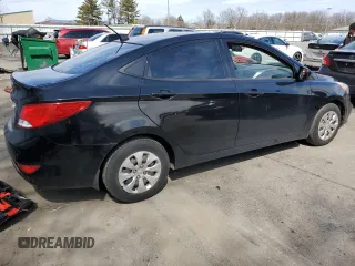 2016 Hyundai Accent SE with VIN KMHCT4AE7GU014840, listed as a Copart auction lot 45458963 with 85,133 mi miles. Bid and sale history available at carsss.com. Image 3.
