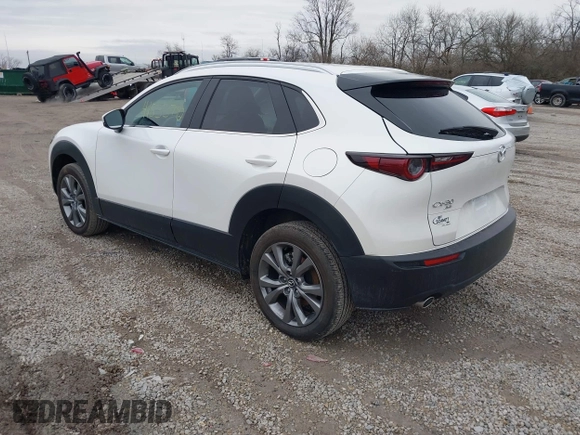 2025 Mazda CX-30 S Preferred with VIN 3MVDMBCM0SM753414, listed as a IAAI auction lot 41533792 with 1,758 mi miles and . Bid and sale history available at DreamBid. Image 3.