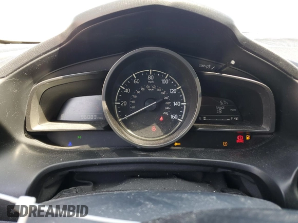 2017 Mazda 3 Sport with VIN 3MZBN1K76HM139999, listed as a Copart auction lot 53431585 with 96,083 mi miles and Non Repairable. Bid and sale history available at carsss.com. Image 9.
