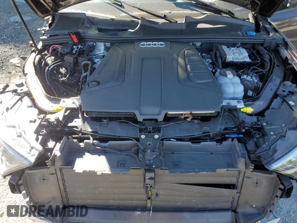 2021 Audi Q7 Premium Plus with VIN WA1LJAF73MD015377, listed as a Copart auction lot 57135695 with 58,432 mi miles and Salvage title. Bid and sale history available at DreamBid. Image 12.