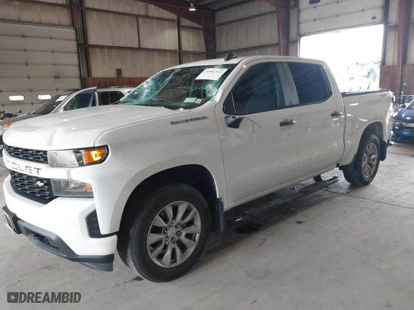 2020 Chevrolet Silverado 1500 Custom with VIN 3GCPYBEK6LG379888, listed as a IAAI auction lot 39981343 with 46,151 mi miles. Bid and sale history available at carsss.com. Image 21.