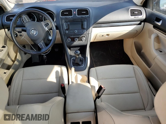 2012 Volkswagen Jetta TDI with VIN 3VWML7AJXCM652356, listed as a Copart auction lot 58726195 with 119,966 mi miles and Salvage title. Bid and sale history available at DreamBid. Image 8.
