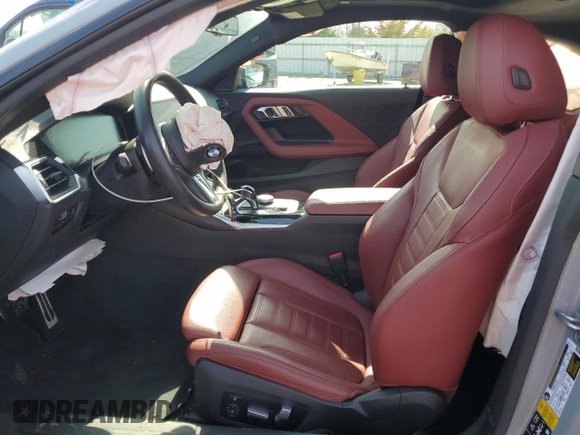 2022 BMW 2 Series M240i xDrive with VIN 3MW53CM01N8C35798, listed as a Copart auction lot 50091025 with 16,391 mi miles and Salvage Title. Bid and sale history available at carsss.com. Image 7.