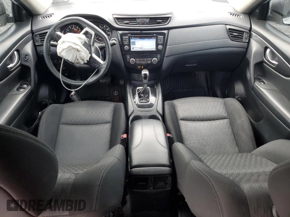 2017 Nissan Rogue SV with VIN KNMAT2MV1HP521146, listed as a Copart auction lot 57666445 with 123,010 mi miles and Salvage title. Bid and sale history available at DreamBid. Image 8.