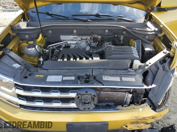 2018 Volkswagen Atlas 3.6L V6 SEL with VIN 1V2MR2CA0JC532919, listed as a Copart auction lot 46690885 with 90,197 mi miles and Salvage Title. Bid and sale history available at carsss.com. Image 13.