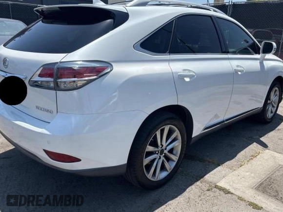 2015 Lexus RX 350 with VIN 2T2ZK1BA9FC198987, listed as a Copart auction lot 62768615 with 155,073 mi miles and Salvage title. Bid and sale history available at DreamBid. Image 4.