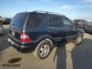 2003 Mercedes-Benz M-Class 3.7L with VIN 4JGAB57E73A421303, listed as a Copart auction lot 88596855 with 262,528 mi miles and Clean Title. Bid and sale history available at carsss.com. Image 3.