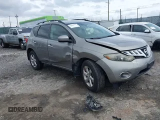 2009 Nissan Murano S with VIN JN8AZ18W39W112928, listed as a IAAI auction lot 41880439 with 151,948 mi miles. Bid and sale history available at carsss.com. Image 1.
