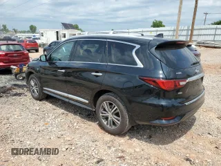 2020 Infiniti QX60 Pure with VIN 5N1DL0MM1LC507719, listed as a Copart auction lot 58029415 with 51,338 mi miles and Salvage title. Bid and sale history available at DreamBid. Image 2.