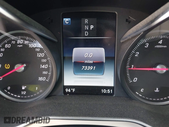 2019 Mercedes-Benz GLC 300 with VIN WDC0G4JBXKV170515, listed as a IAAI auction lot 42228820 with 73,391 mi miles and . Bid and sale history available at DreamBid. Image 7.