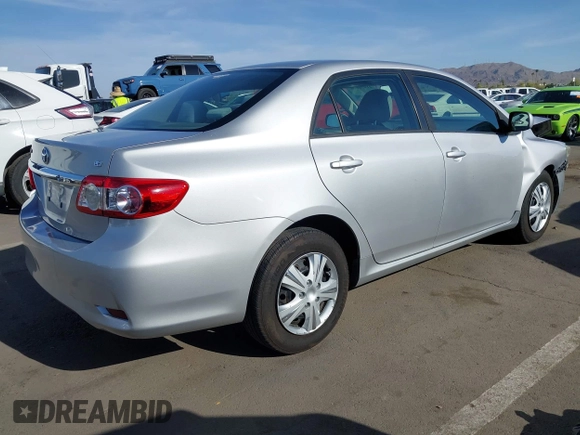 2011 Toyota Corolla L with VIN 2T1BU4EE7BC566402, listed as a IAAI auction lot 41970006 with 244,127 mi miles. Bid and sale history available at carsss.com. Image 4.
