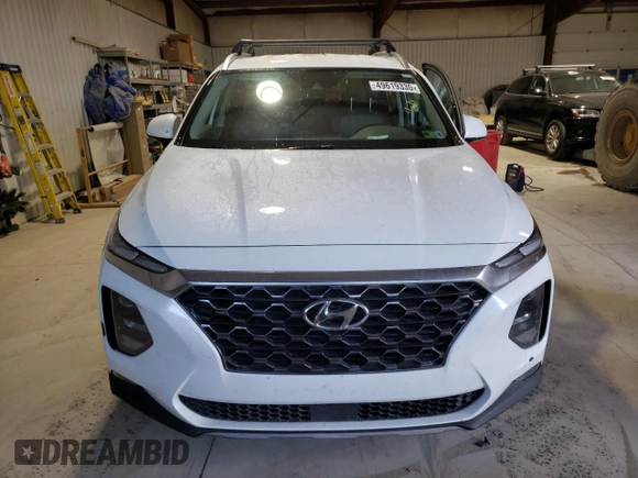 2020 Hyundai Santa Fe SEL with VIN 5NMS3CAD2LH300288, listed as a Copart auction lot 49619335 with 72,123 mi miles and Salvage Title. Bid and sale history available at carsss.com. Image 5.