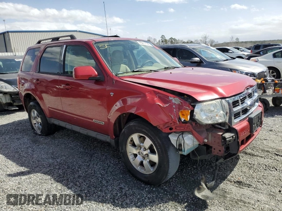 2008 Ford Escape Limited with VIN 1FMCU94108KA13979, listed as a Copart auction lot 49414145 with 93,269 mi miles and Salvage Title. Bid and sale history available at carsss.com. Image 4.
