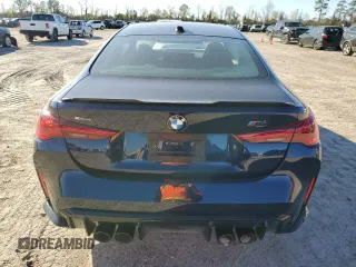 2025 BMW M4 Competition xDrive with VIN WBS33HK02SCS65268, listed as a Copart auction lot 87657685 with 4,742 mi miles and Salvage Title. Bid and sale history available at carsss.com. Image 6.