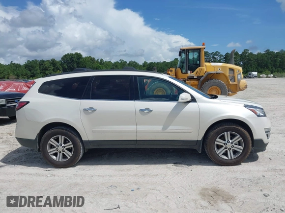 2015 Chevrolet Traverse LT with VIN 1GNKRGKD1FJ214724, listed as a IAAI auction lot 42763788 with 122,757 mi miles and . Bid and sale history available at DreamBid. Image 13.